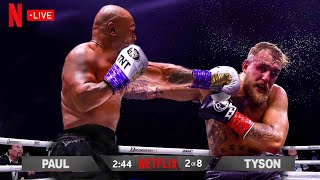 Jake Paul vs Mike Tyson Fight | FULL HIGHLIGHT! Netflix 2024