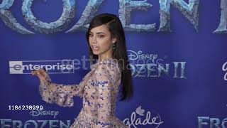 Sofia Carson at Frozen 2 Premiere red carpet