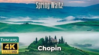 Spring Waltz (Mariage d'Amour) Chopin - Tuscany 4K