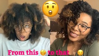 My Hair was SO DRY: How to moisturize and refresh an old twist out.