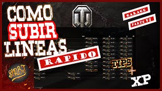 COMO OBTENER RÁPIDO TANQUES EN WORLD OF TANKS  // TIPS sir8j