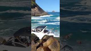 CUIDADO com o Mar de Ressaca! #shorts #sea #shortvideo