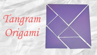 Origami : Tangram complet en papier !