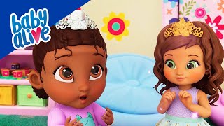 Baby Alive en Español 👑 ¡El Muñeca También Quiere Crecer! 🌈 Dibujos Animados Para Niños 💕