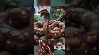 Superheroes But Anaconda Part 2 🌟 All Characters (Marvel & DC) #marvel #avangers #shorts