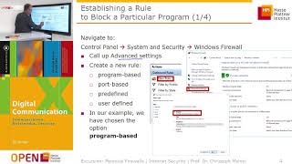 3.7 Excursion Personal Firewalls