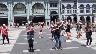 Bruno Mars Flash Mob Ferry Plaza