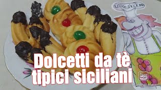 Dolcetti da tè, tipici siciliani