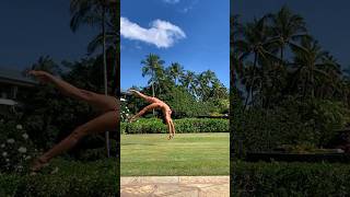 Love flipping #gymnast #gymnasticsflips #sun #arianagrande