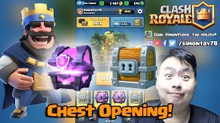 Opening Giant & Magical Chest - Clash Royale 20 June 2017