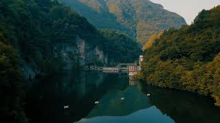 Lago del Corlo / Arsiè - Cismon del Grappa (drone, 4K)