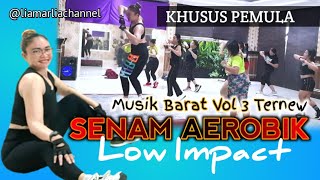 Senam aerobik low impact lagu barat vol 3 ternew | Pemula untuk latihan dirumah @LiaMarliaChannel