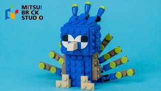 How to Build a Peacock with LEGO Bricks