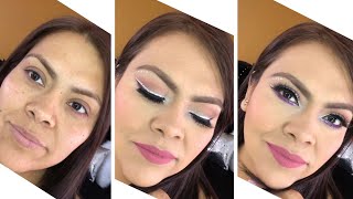 MAQUILLAJE DE OJOS CON PRODUCTOS DEL METRO 😱 SÚPER BARATO