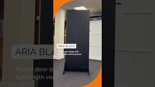 Aria Black | Fluted black internal doors | Home Style