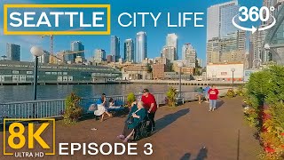 8K 360˚ Virtual Tour to the Heart of Seattle - Pier 57 & Seattle Great Wheel - Part 3